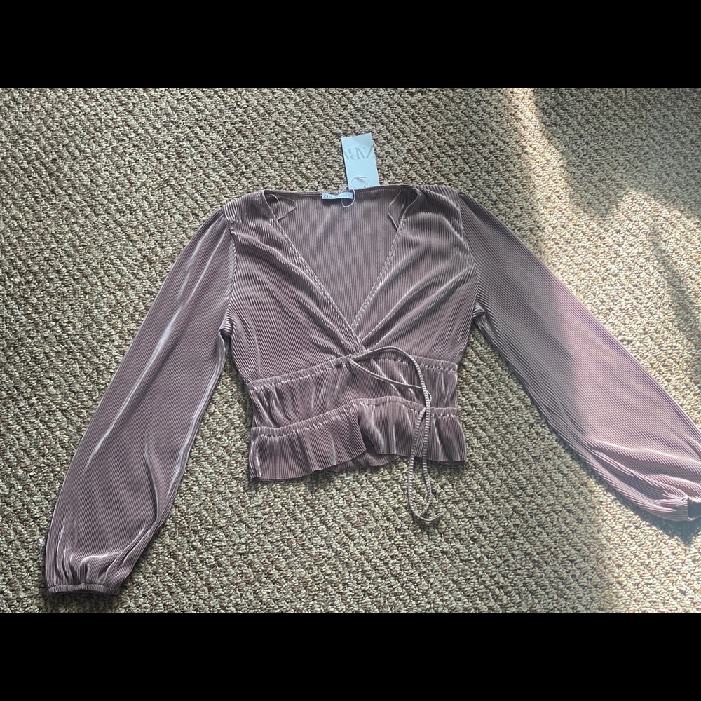 Zara long sleeve top